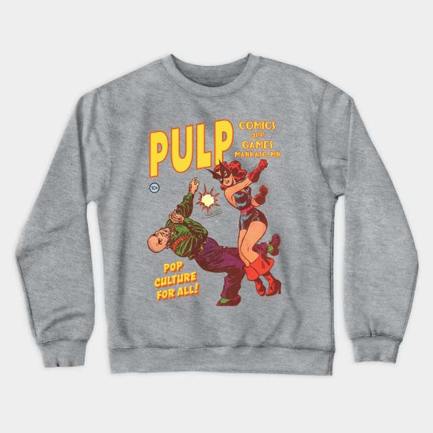 PULP Black Cat Crewneck Sweatshirt by PULP Comics and Games